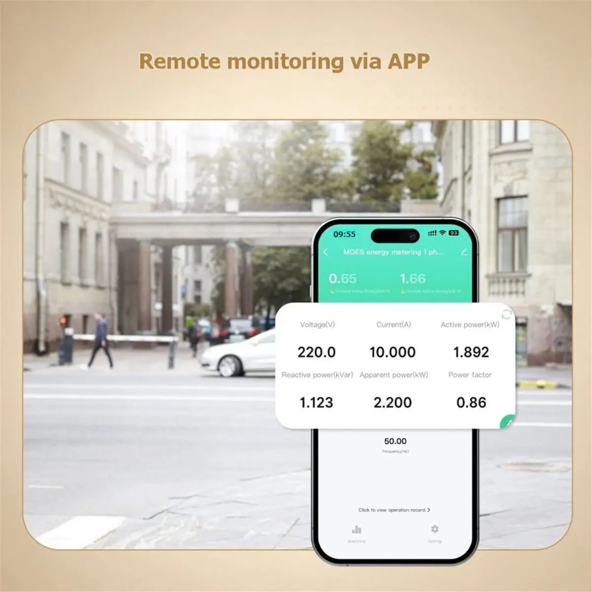 Tuya WiFi Smart 1-Phase Power Meter 100A Monitoring Module Bidirectional with Current Transformer Sensor Clamp
