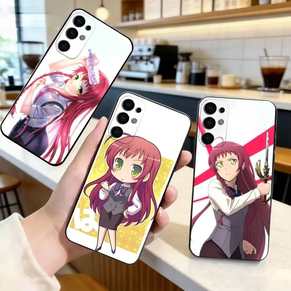 The Devil is a Part-Timer_  Phone Case For Samsung S25,S24,S21,S22,S23,S30,Ultra,S20,Plus,Fe,Soft Silicone Black Cover