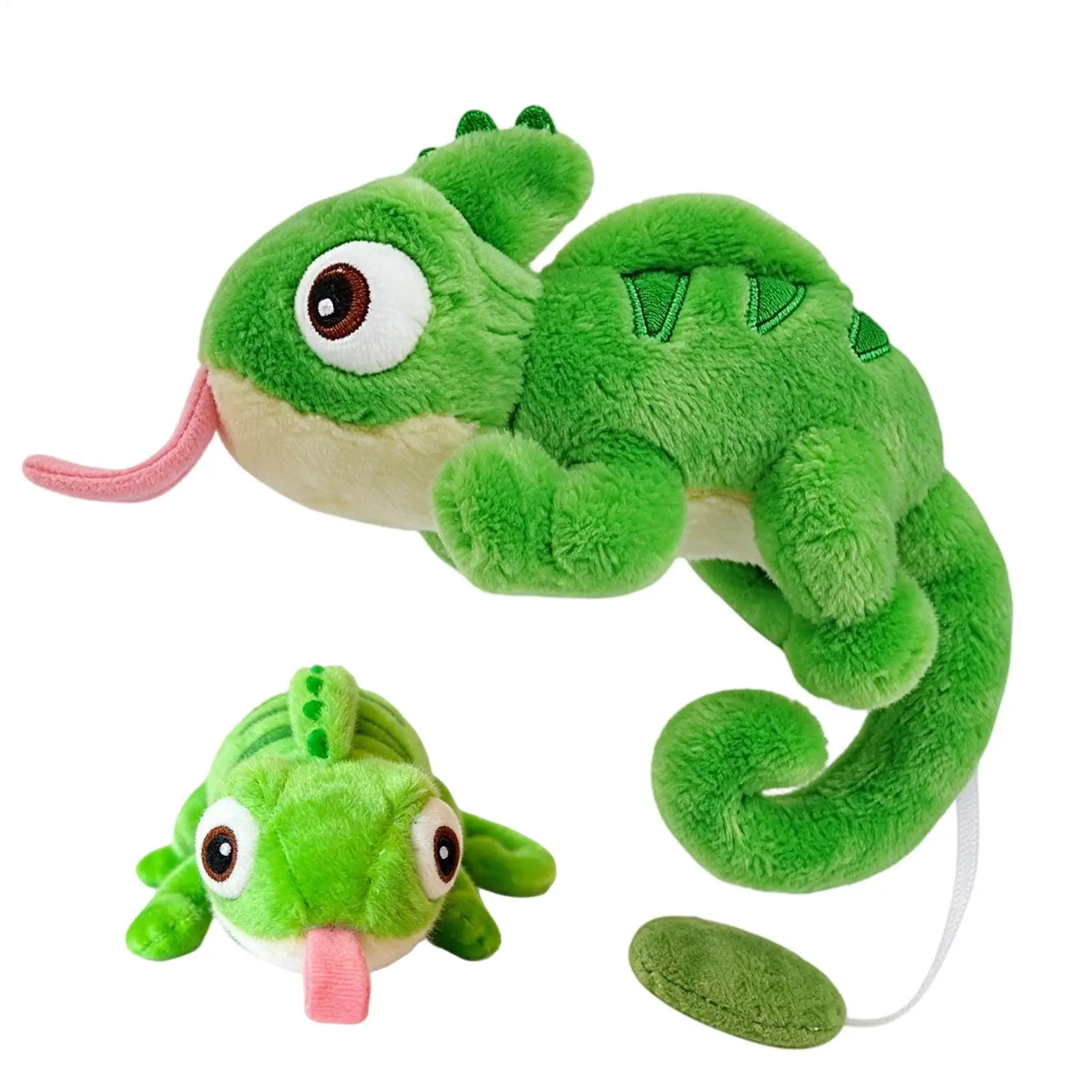 Chameleon Plush 6 Inch Soft Cute Magnetic Wearable Decoration Lizard Stuffed Animal for Theme Party Stage Performance Daily