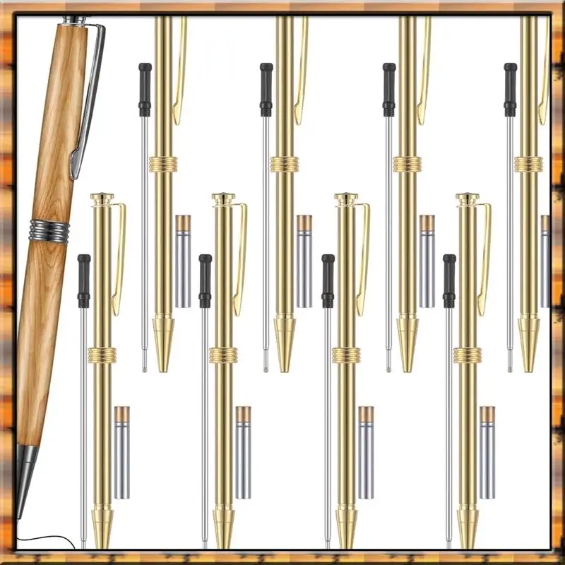 

Sep N12R Replacement Lathe Turning Supplies Included In 8Pcs 7Mm Trimline Twist Pen Slimline Twist Pen Kit For Wood Turning Craf