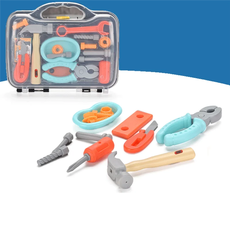 AS96-Kids Tool Set Kits, Simulated Repair Tool Set, Pretend Play House Set With Screwdriver For Kids