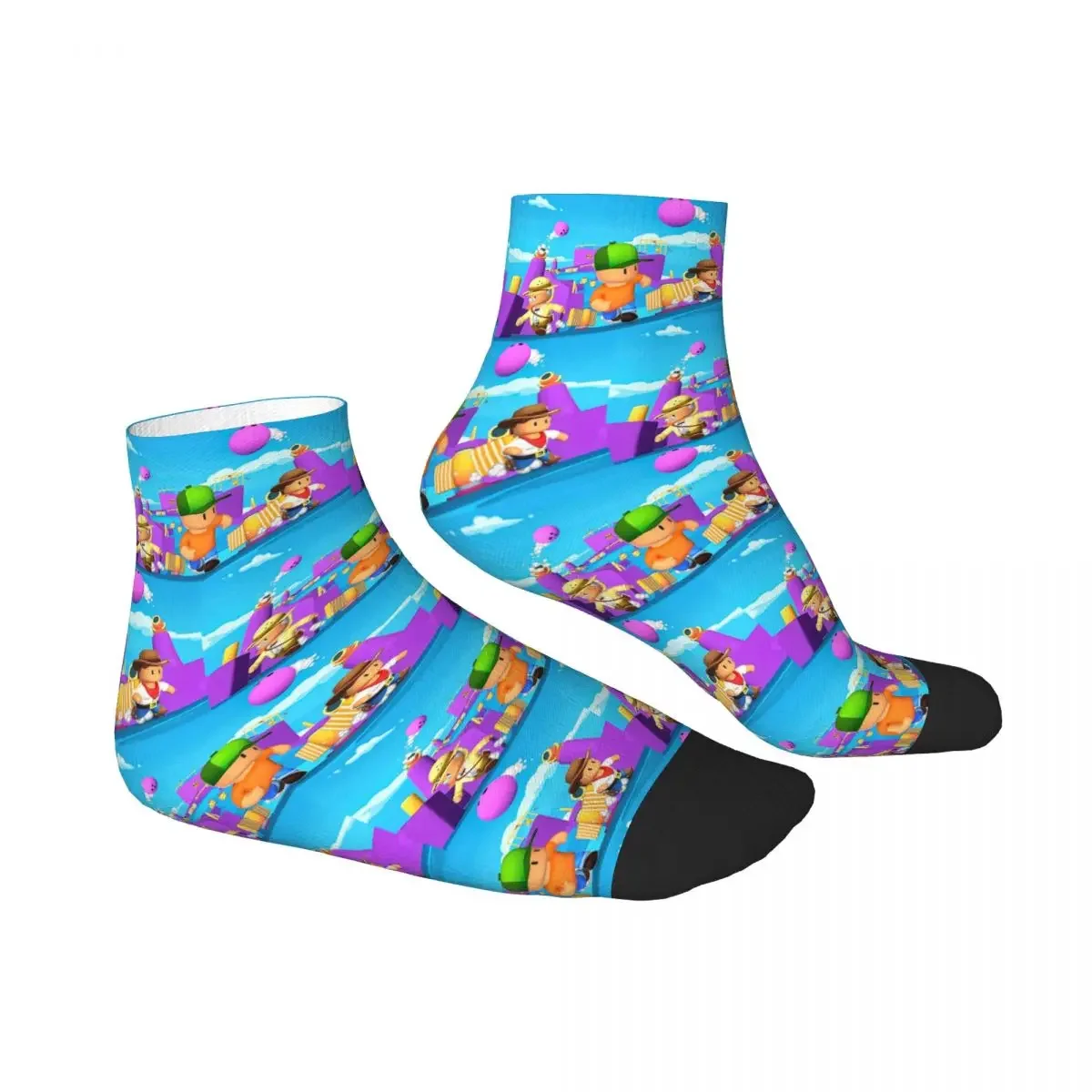 Juego clásico de Stumble Guys (9) Calcetines Harajuku Medias súper suaves Calcetines para todas las estaciones Accesorios para regalos de hombre y mujer