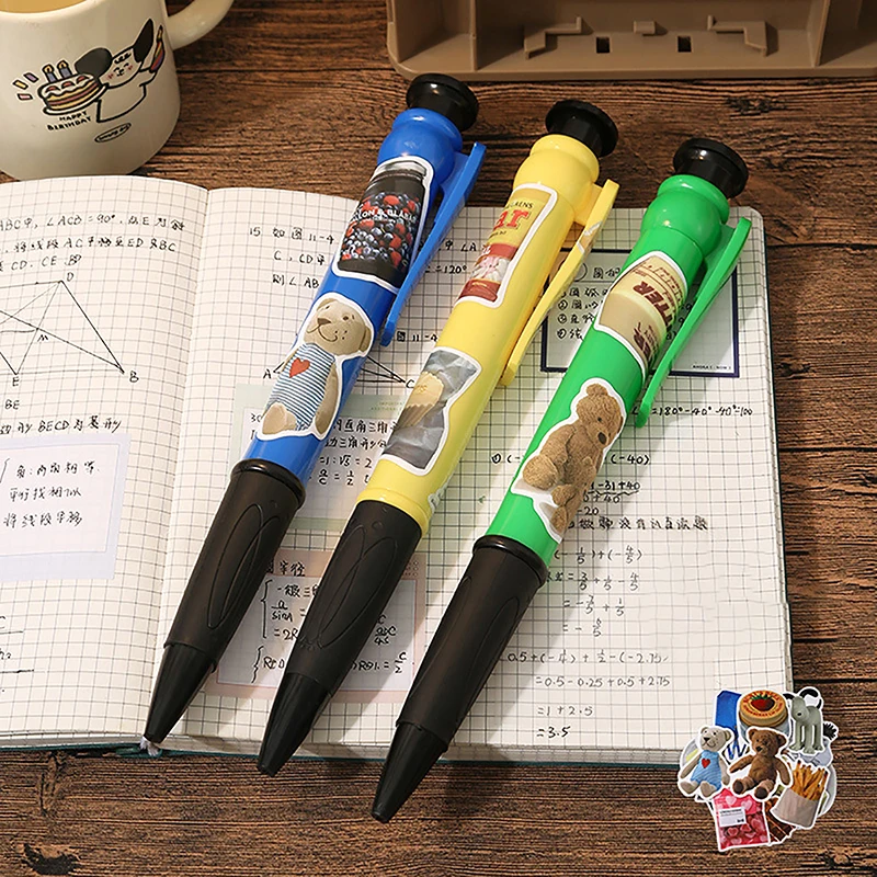 

New28cm Big Giants Pen Personality Stationery For School Props Toys Gifts Big Giant Gel Pen Neutral Pen Writing Supplies