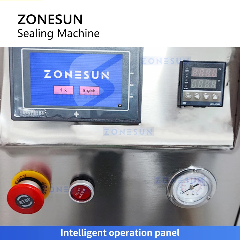 Zonesun ZS-RGS1 Buis Opening Folie Sluitmachine Tamper Evident Seal Cosmetische Buis Sealer Plastic Buis Top Sluitmachine