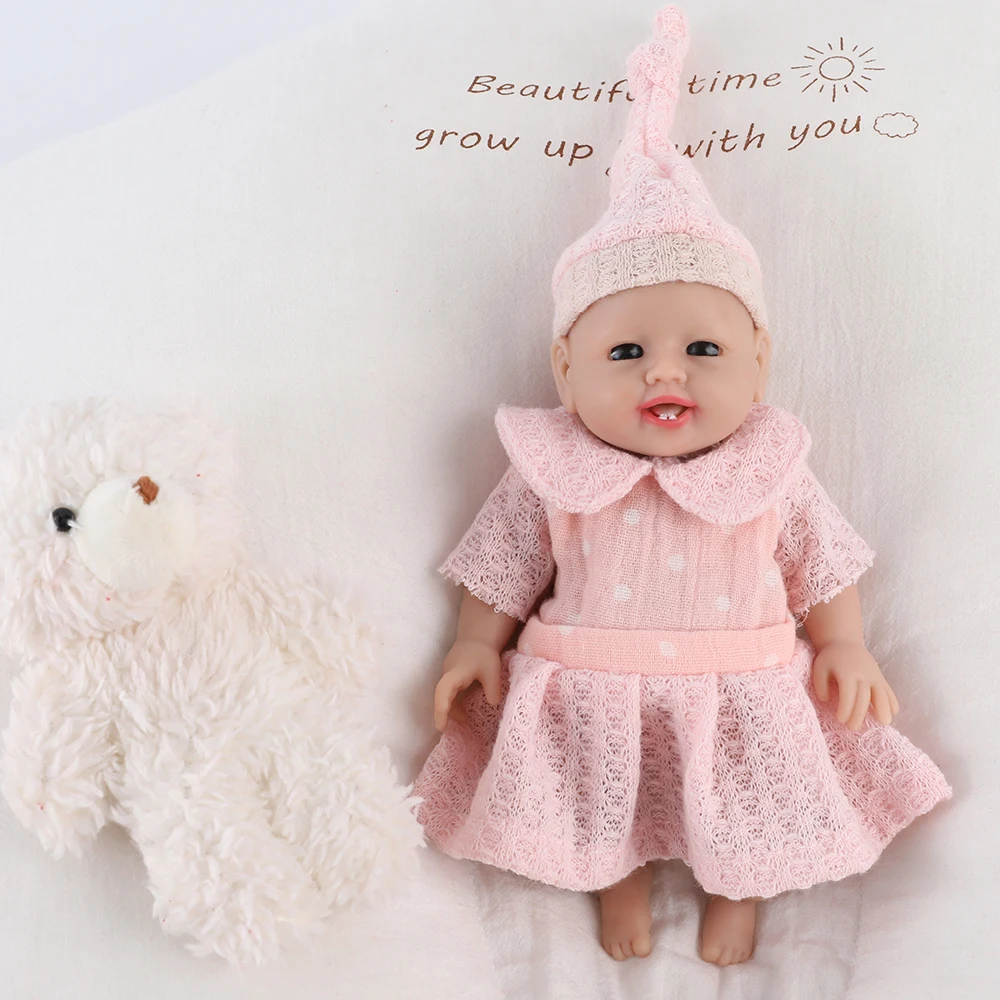 IVITA WG1508 7 polegada 209g 100% Silicone Reborn Baby Doll Realista Girl Dolls para Crianças Natal Aniversário Brinquedos
