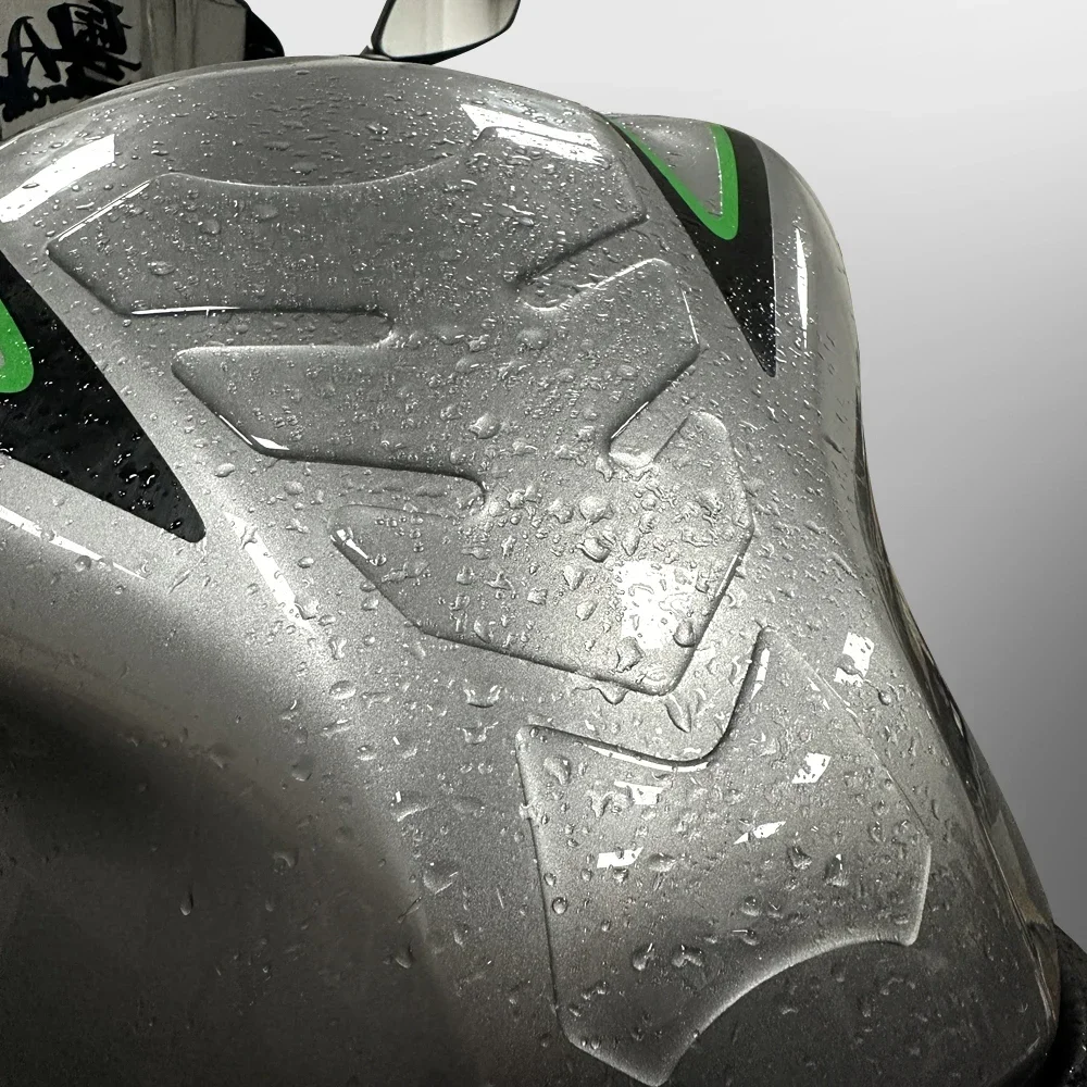 Transparent Tank Pad Protection Universal for Motorcycle Gas Fuel Tank Carbon Fiber Appearance