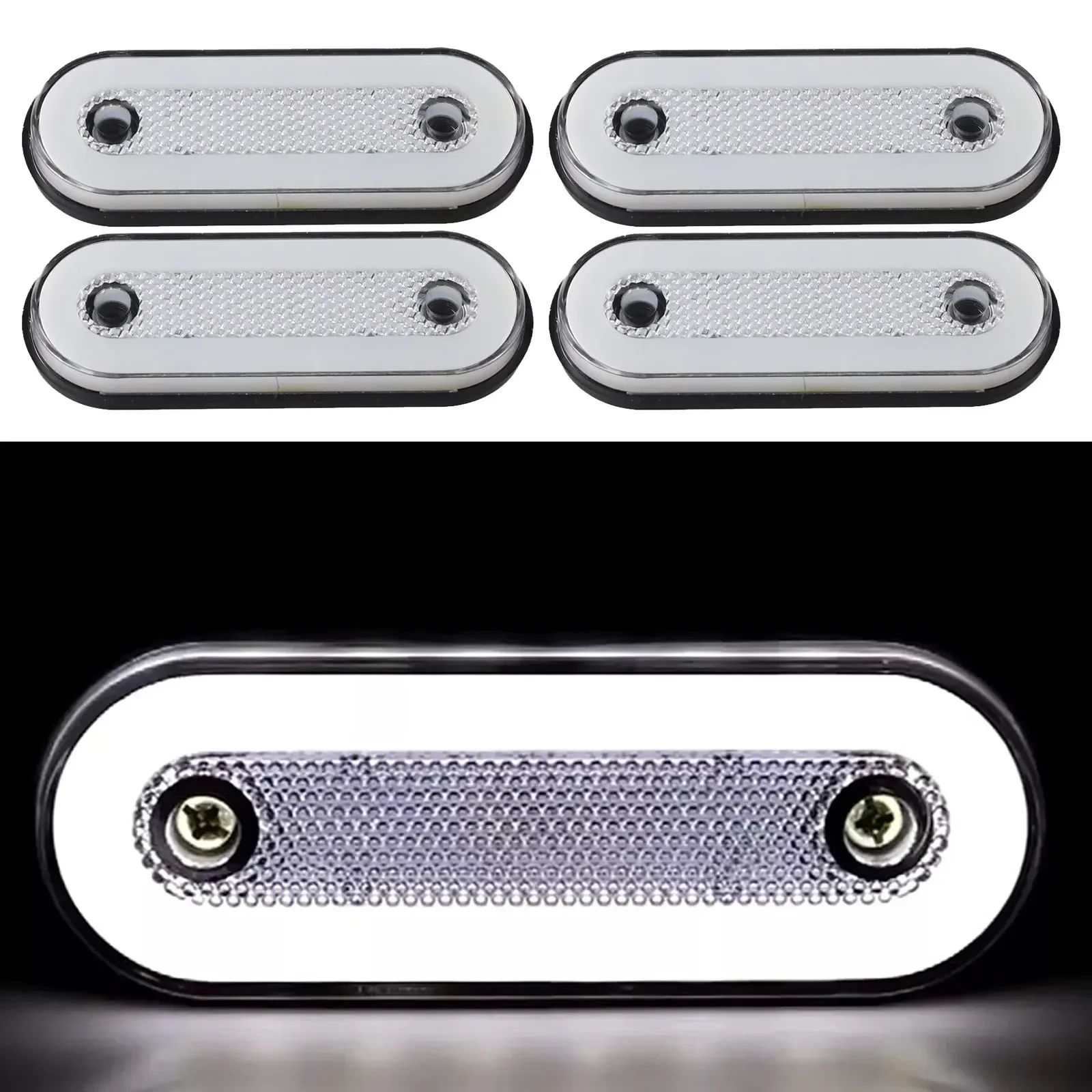 

Автомобильные аксессуары, боковой габаритный фонарь, автомобильный светодиодный боковой габаритный фонарь, отражатель прицепа, фургон, Camion, 12 В, 24 В для грузовика