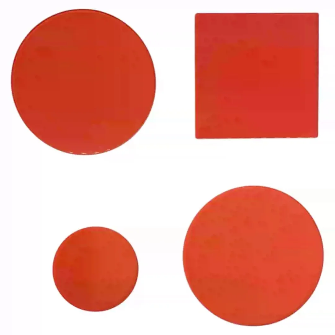 7.9 - 100mm Absorption Cut-off Orange Red Glass Filter Infrared IR Transmission Lens for Endoscope Cameras Imaging System OG590