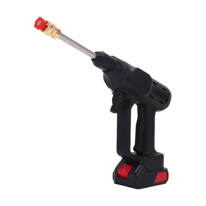 Cordless Portable High Pressure Electric Car Washer Gun  Rechargeable Battery Power Car Wash Machine With Foam Generator