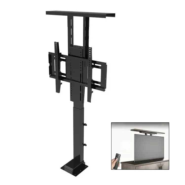 

Hidden Tv Lift Cabinet Electrically Height-Adjustable TV Bracket for 32-57 Inches TV with Remote Control