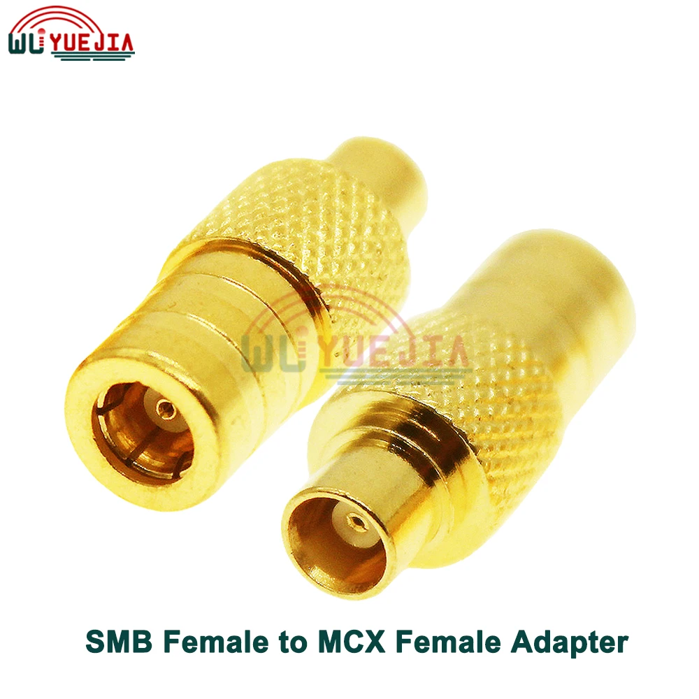 SMB to MCX RF Adapter SMB Male Plug to MCX Female Jack or MCX Male to SMB Female RF Coax Connector 50ohm Straight Gold Plated