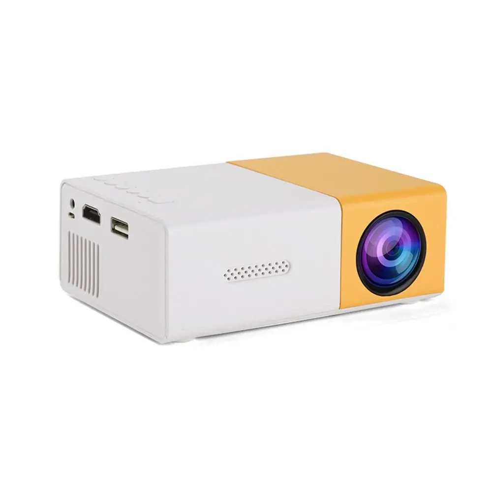 High Quality YG300 Mini Portable Projector Home Theater USB High-Definition Television Ultra-Clear Projector Home