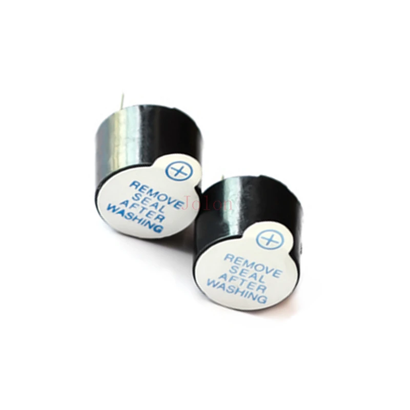 2pcs  5V active buzzer electromagnetic 9.5MM high 5V buzzer split SOT plastic tube long sound