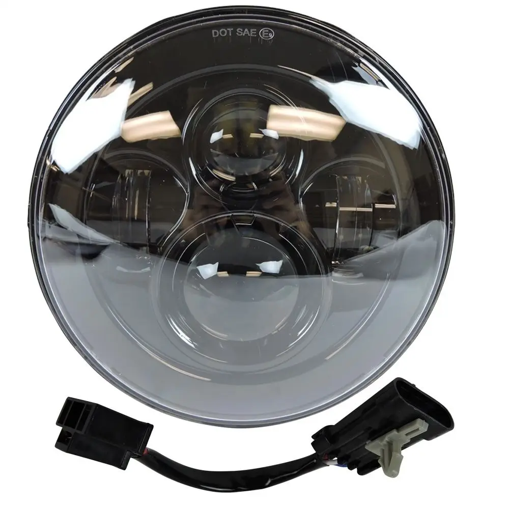 Voor Harley 7 "Led Projector Moto Koplamp + 4 1/2 Fog Passeren Lichten Voor Touring Electra Glide7 Inch koplamp Beugel Onderdelen - afbeelding 1