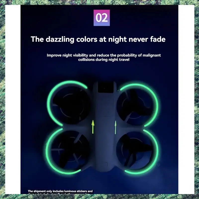 DJI Neo 용 SCLS 바디 스티커 DJI Neo 액세서리 C 용 안티 스크래치 방수 보호 필름 야간 비행 스티커