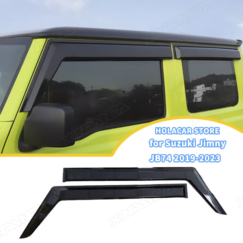 

Аксессуары JB74, оконный козырек, 4 шт., оконный козырек для Suzuki Jimny JB64 JB74W JB64W 2018 2019 2020 2021 2022 2023 2024