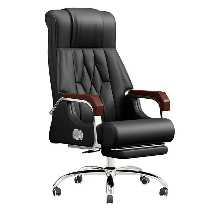 Leather Emperor Camp Office Chair Dresser Low Relaxing Cute Computer Arm Office Chair Nordic Silla Oficina Library Furniture