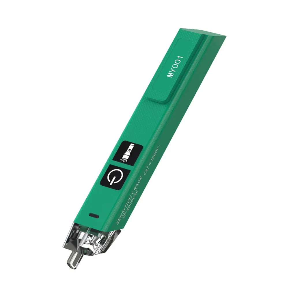 Non Contact Voltage Detector Pen with Sound and Light Alarm and LED Illumination for Electrical Safety Testing