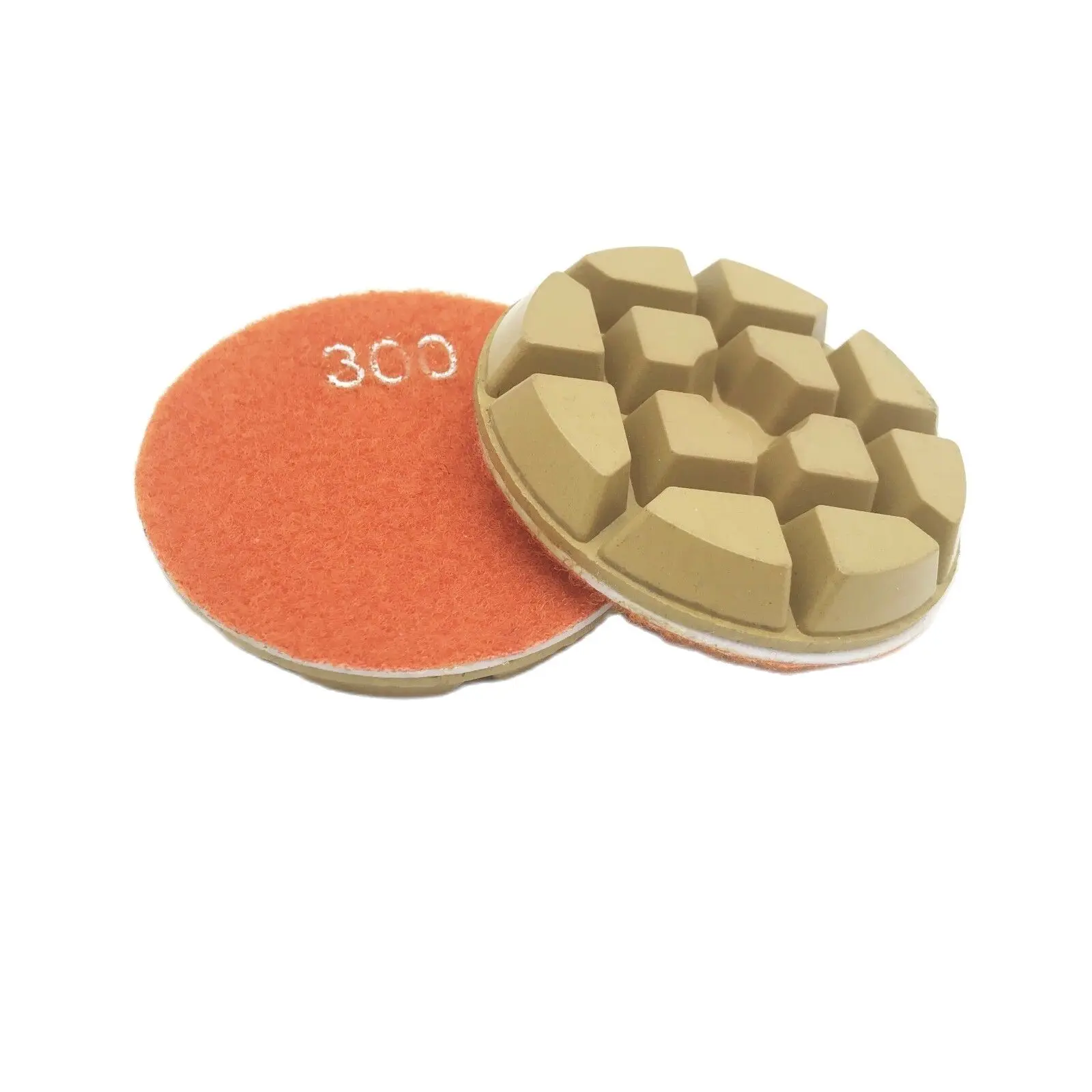 Almofadas de polimento para piso de diamante 3 ", disco molhado de resina para pedra de concreto