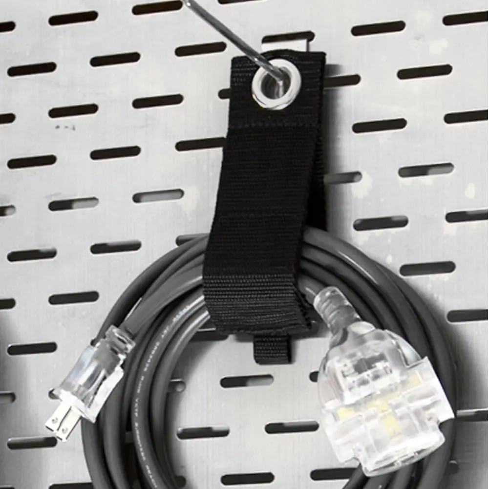 Heavy-Duty Storage Straps - 9 Pack Hook and Loop Hanging Extension Tool Cord Straps Organizer for Cable Management, Rope, Hoses,