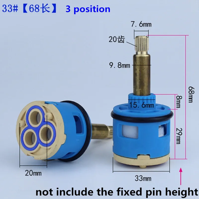 1PC accessori per cartucce rubinetto doccia soffione doccia vasca miscelatore acqua 3/4 posizione 26MM 28MM 33MM 35MM 37MM diametro.