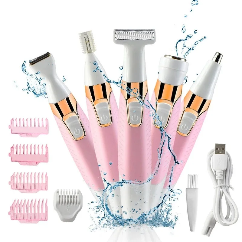 

Woman Body Nose Hair Trimmer Face Hair Trimmer Arm Armpit Hair Eyebrow Hair Removal Electric Cordless Eyebrow Remover
