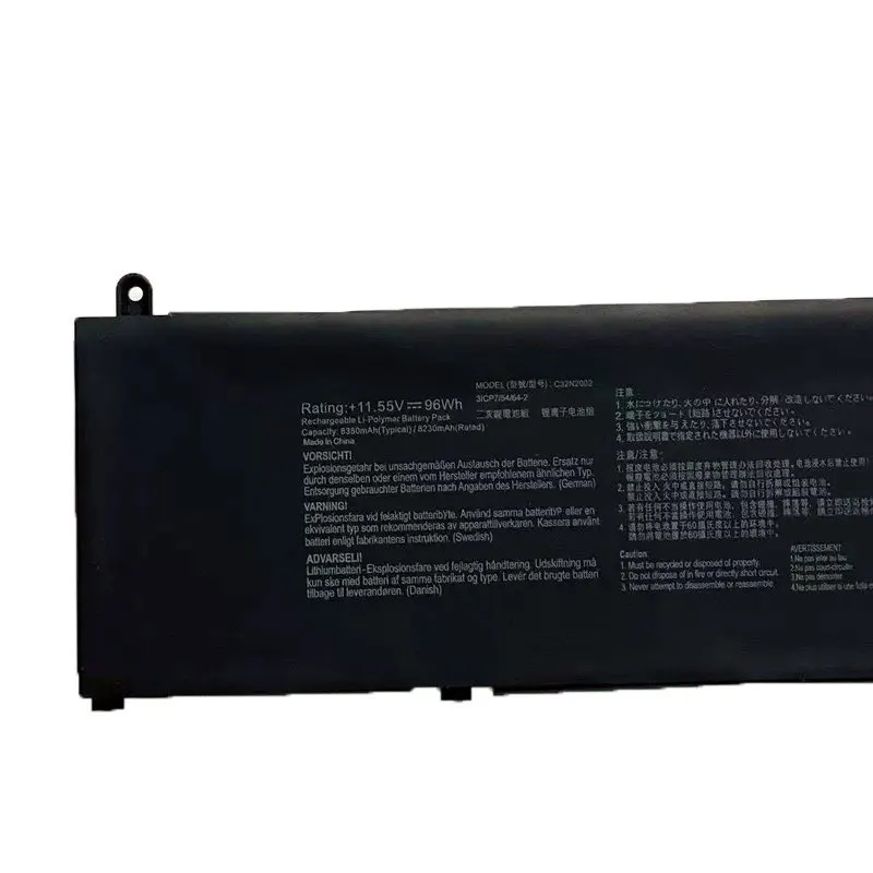 C32N2002 Laptop Battery for ASUS ZenBook Pro 15 OLED UM535 UM535Q UM535QA UM535QE UM535QH UX535 UX535L UX535LI 11.55V 96Wh