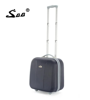 Women 16 inch carry on hand luggage suitcase airplane under seat Travel trolley Suitcase with wheels Cabin Rolling Luggage Bag
