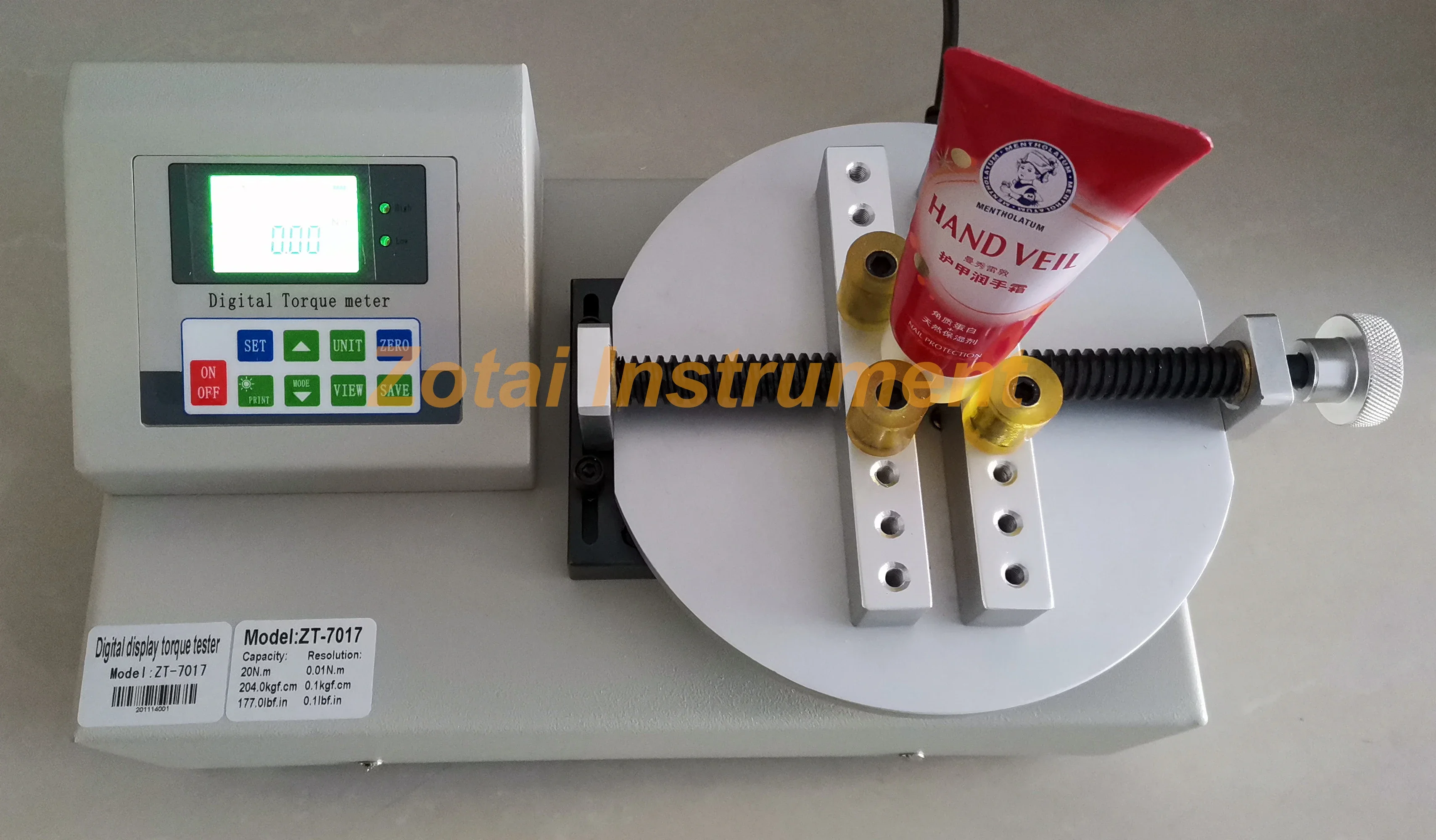 Digital Bottle Cap Torque Wrench Test Meter