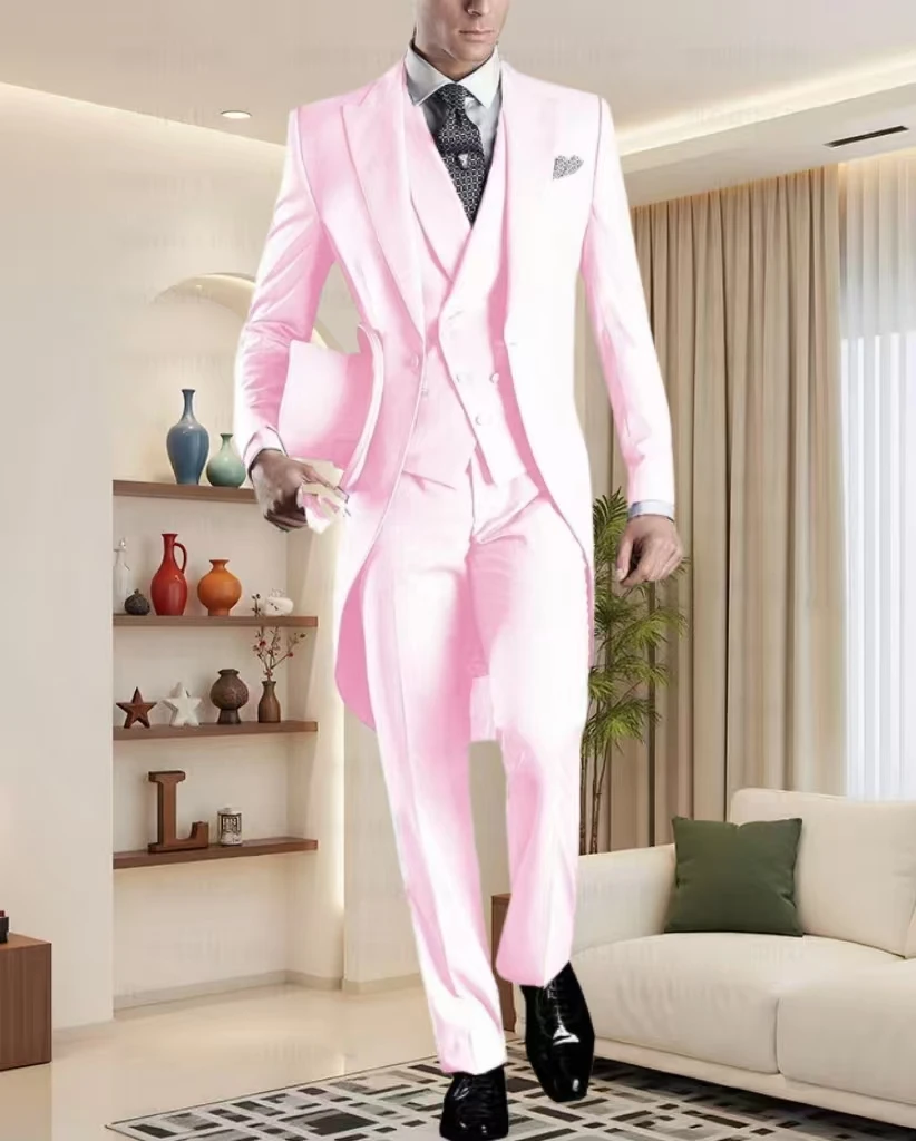 

Мужские костюмы на заказ, формальный пиджак с лацканами, свадебное платье знаменитостей, сценический костюм, одежда для банкета и вечеринки