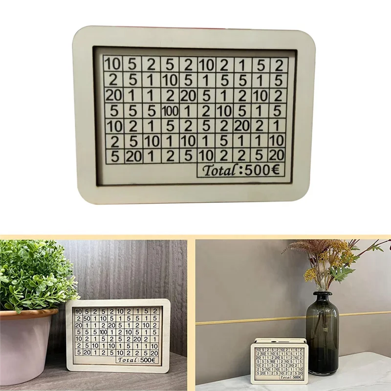 A003 Счетная банка для монет с открытием Деревянная копилка с счетчиком для хранения денег для детей, мальчиков и девочек