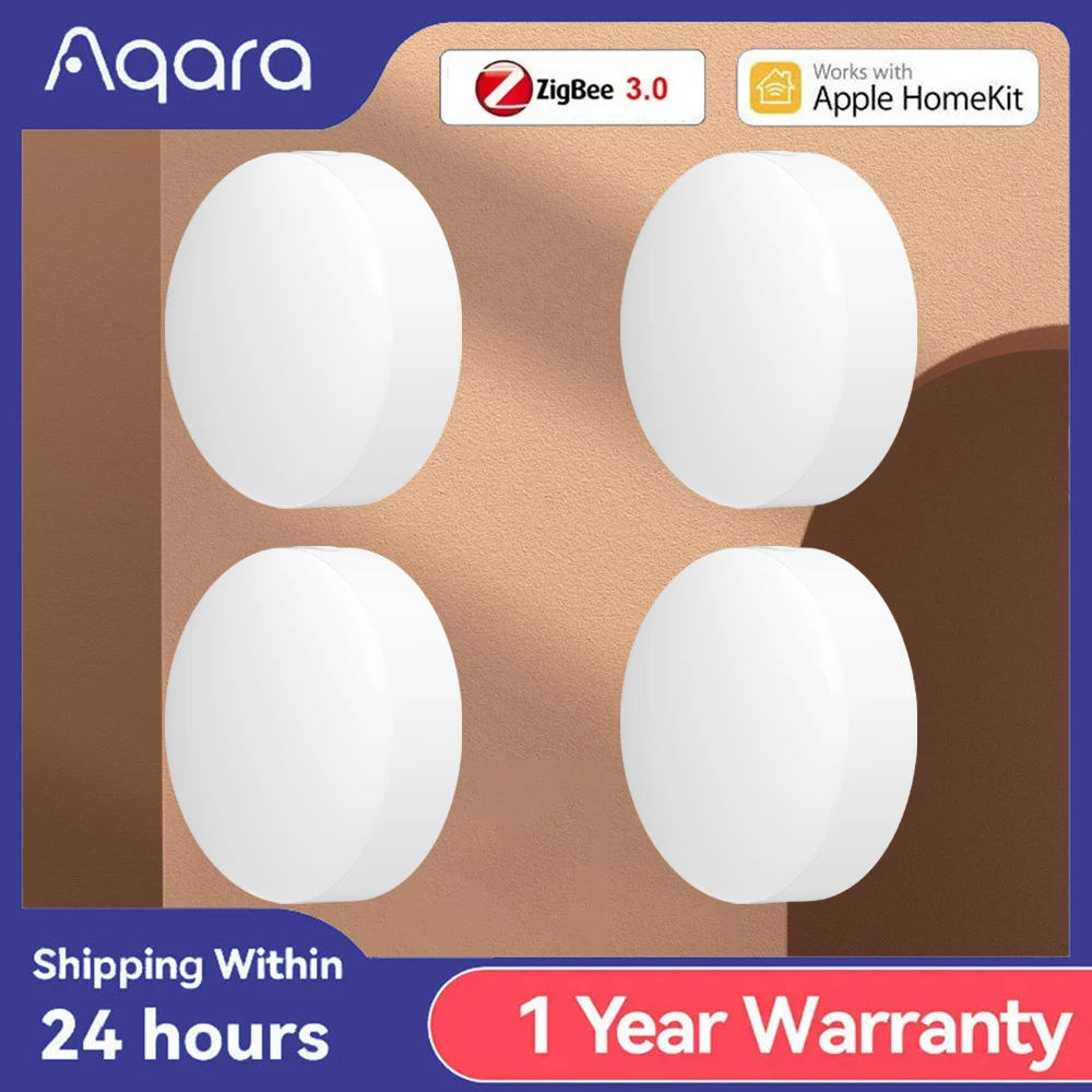 

Aqara Light Sensor T1 Brightness Sensor Zigbee 3.0 Auto Smart Home Light Detector Magnetic APP Control Work For Homekit