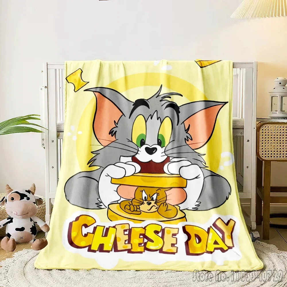 Tom and Jerry Blanket.Seasonal Blankets.Used for Sofas,beds,living Rooms,travel Picnics,blankets,gifts,thin Blankets