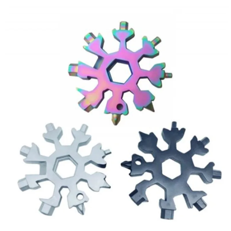 Supuer 18 in 1 Multifunction Snowflake Wrench Tool
