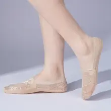 Summer Lace Flower No Show Socks for Women Girls #4