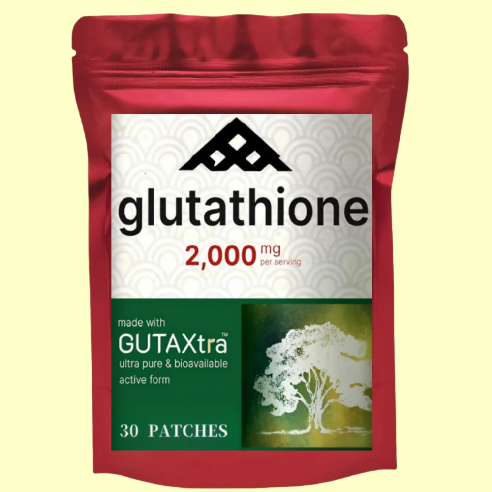 Glutathione Transdermal Patches with Milk Thistle, NAC, Collagen, Vitamin C - Cellular Wellness, Radiant Skin 30 Patches