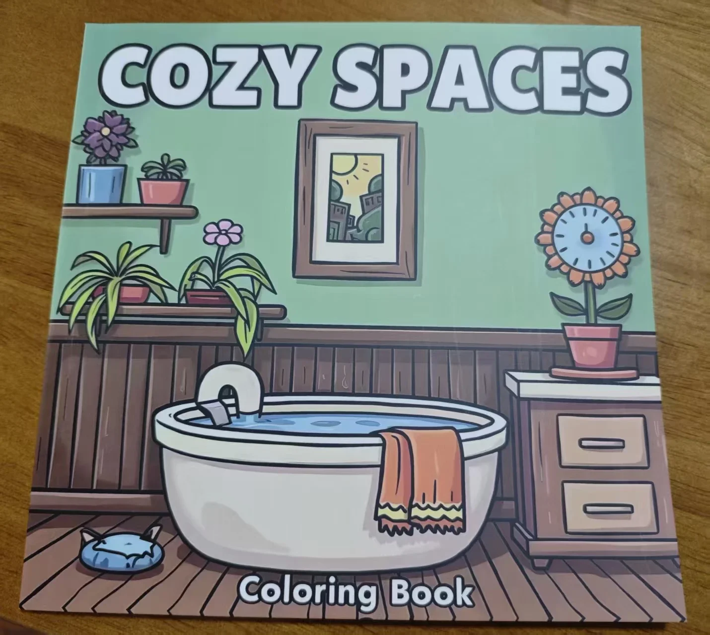 COZY SPACES Bold-easy Patterns Coloring Book for Adults Cute Drawing Book Perfect Gift for Party and Birthday