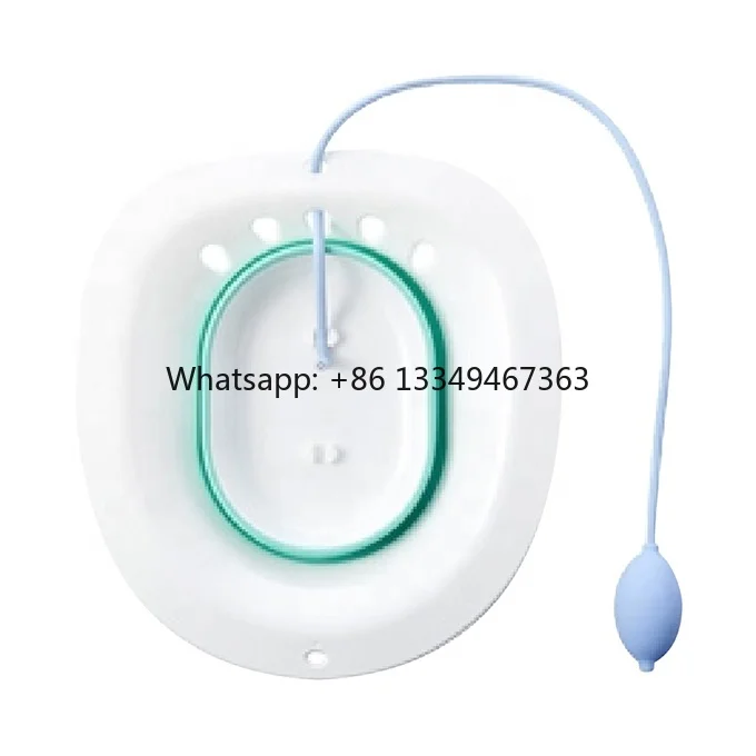 Foldable Sitz Bath Salts Bowl Seat Tub Vagina Cleaning Steam Toilet Seat for Hemorrhoids Nursing Maternal