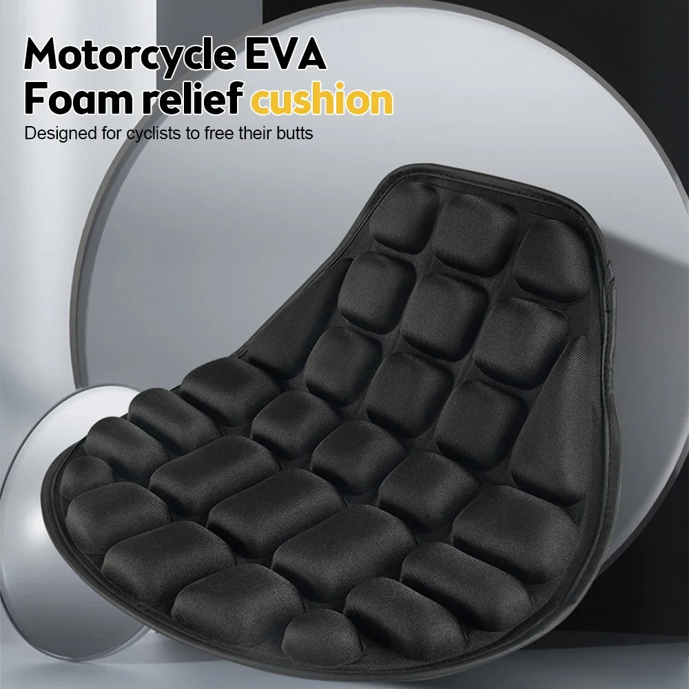

3D Comfort Air Motorcycle Seat Cushion Cover Air Pad Cover Shock Absorption Decompression Saddles Seat Cover Universal Motorbike