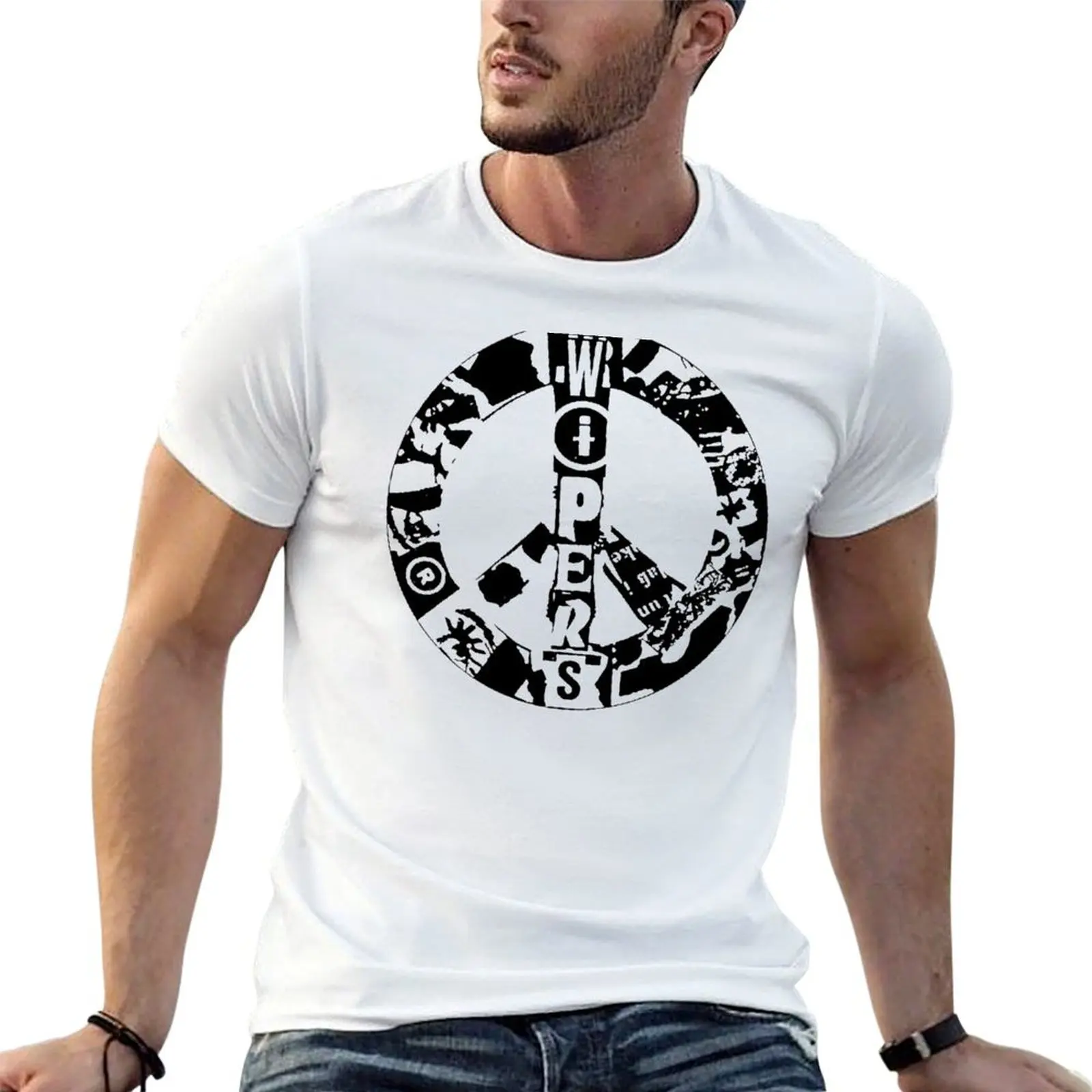 

Wipers Rock Band Logo T-Shirt t shirts for man cotton funny cotton tshirt 100% t shirt man plain T-shirt
