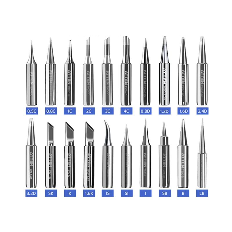 Atten original authentische T900-M pitze für 936 Löt station Lötkolben elektrische Ersatz spitze