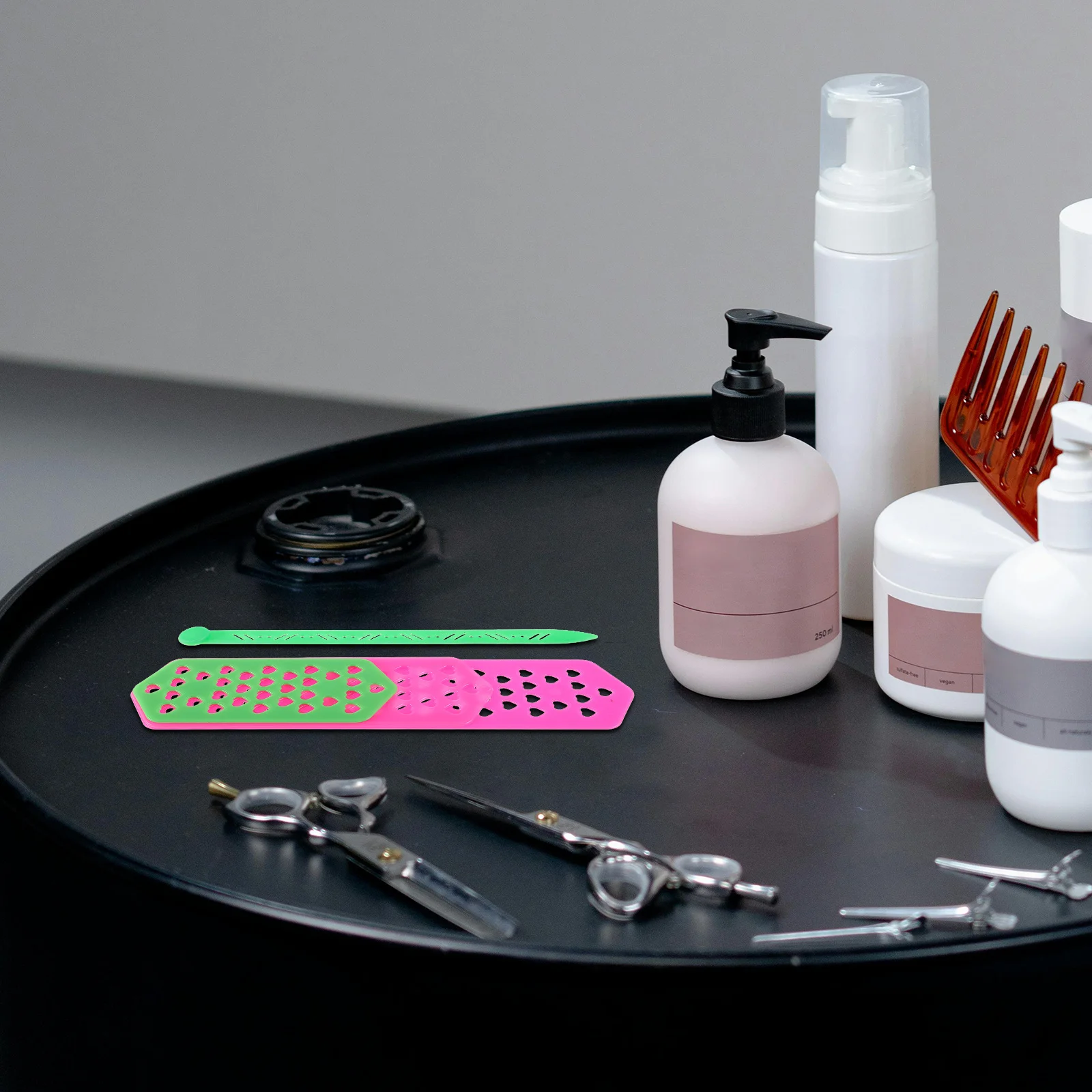 

50pcs No Marking Hair Plate Set 14Cm 12.5Cm 10Cm 7.5Cm Heat Resistant Cold Perm Tools For Women Home Salon Styling Non Trace