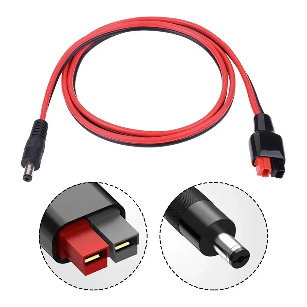 30A Power Pole Connector For  Solar Adapter Cable DC 5.5x2.5mm Solar Panel Cable Connect Home Replacement Accessories