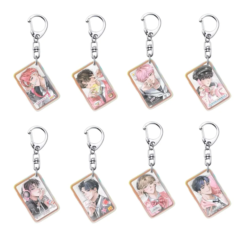 Hot Anime Korean comic got no debut will die of the disease self-made with people Youthful vigor Acrylic keychain 6cm