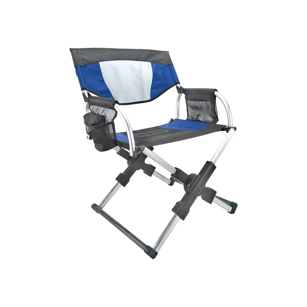 

Satchel director chair, portable for wild fishing, folding aluminum alloy, beach outdoor chair