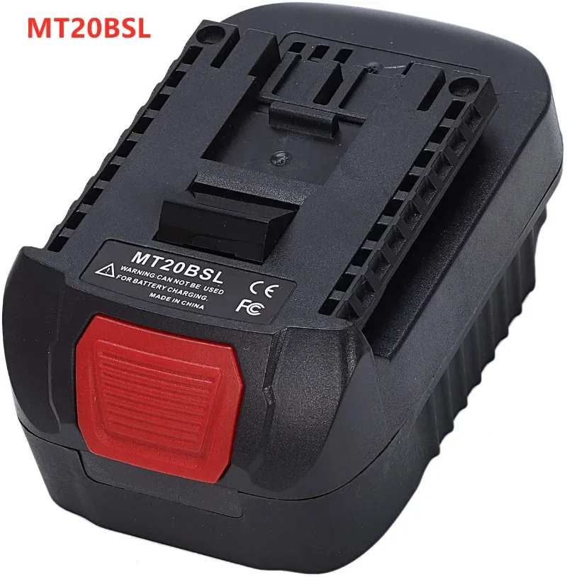 Adapter Li-Ion Battery Converter MT20BSL for Makita 18V BL1830 BL1860 BL1850 BL1840 BL1820 Used To for Bosch 18V Tool