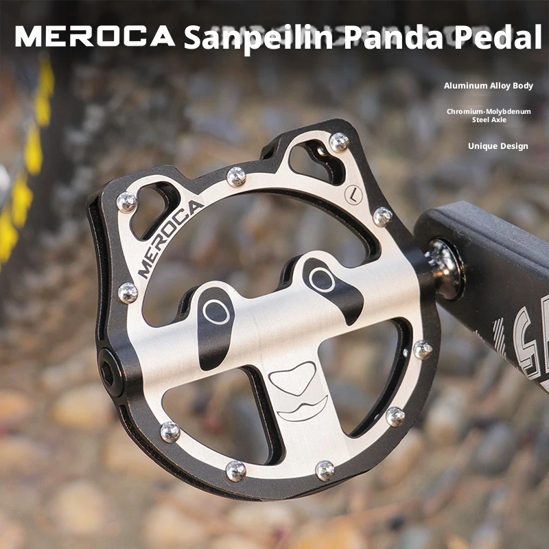 

Triple Bearing Bike Pedals - Sealed Cartridge Bearings, Anti-Slip MTB & Road Cycling Pedals for Folding Bikes