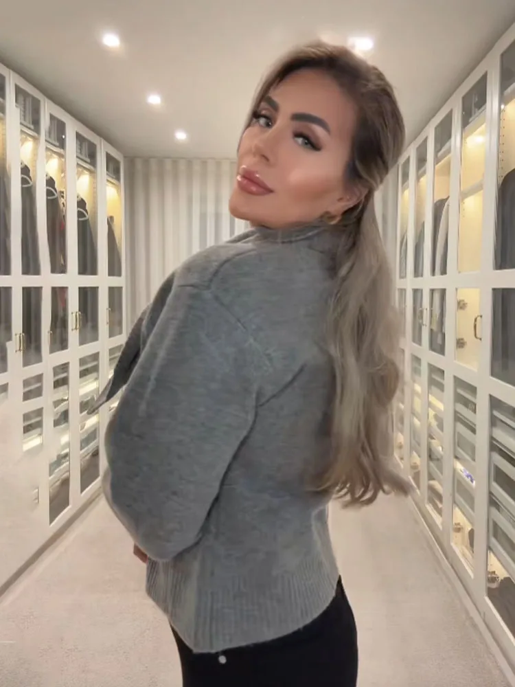 

HH женский повседневный тонкий свитер пальто однотонный шарф воротник с длинными рукавами однобортные кардиганы весенняя мода женские вязаные топы