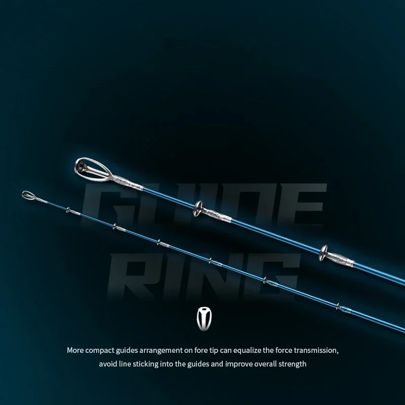 FJORD Fishing Rod 1.95m 2.15m 2.35m Carbon Fiber Telescopic Fishing Rods For Saltwater Boat Fishing