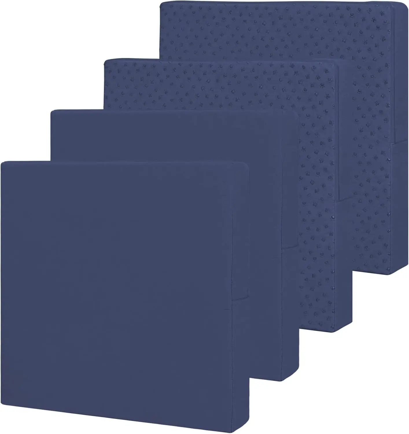 

Waterproof Patio Cushion Covers 24x24x4 inch 4 Pack Non-Slip Outdoor Seat Slipcover with Zipper Navy